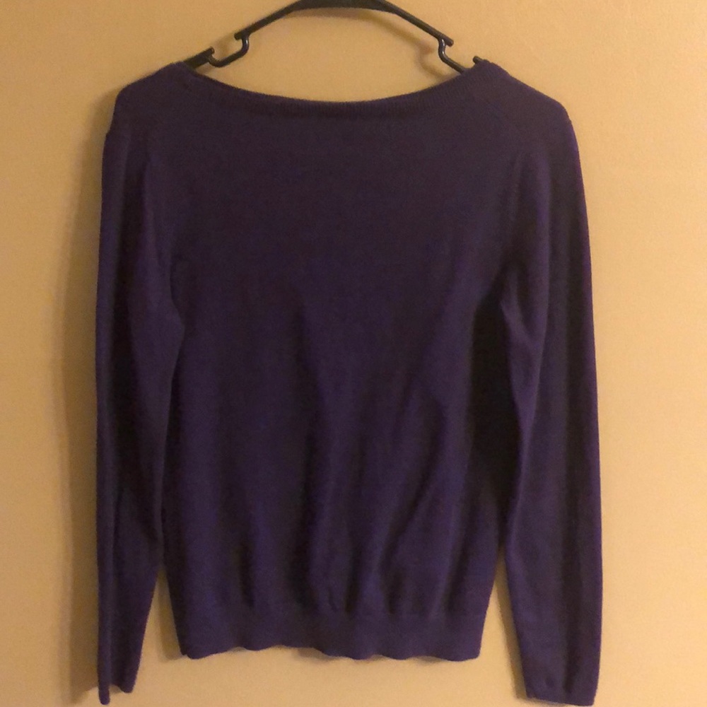 Loft • Purple Cardigan - Picture 2 of 5